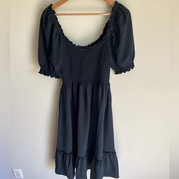 Hill House Women’s The Louisa Nap Dress in Black Size Medium Cottagecore - Picture 2 of 15